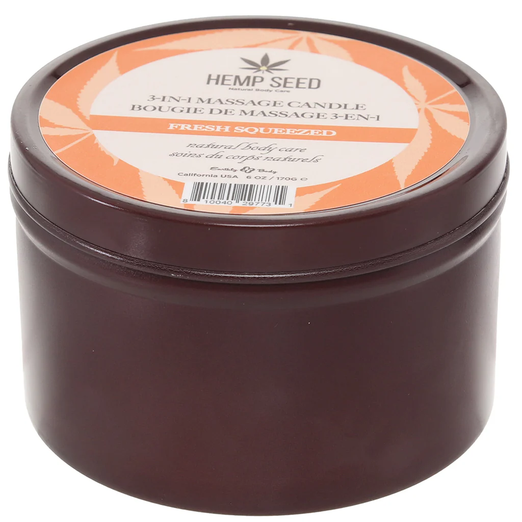 3-in-1 Massage Candle 6oz/170g in Fresh Squeezed - Image 6