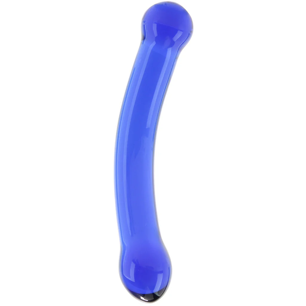 gläs 6 Inch Curved G-Spot Glass Dildo - Image 2