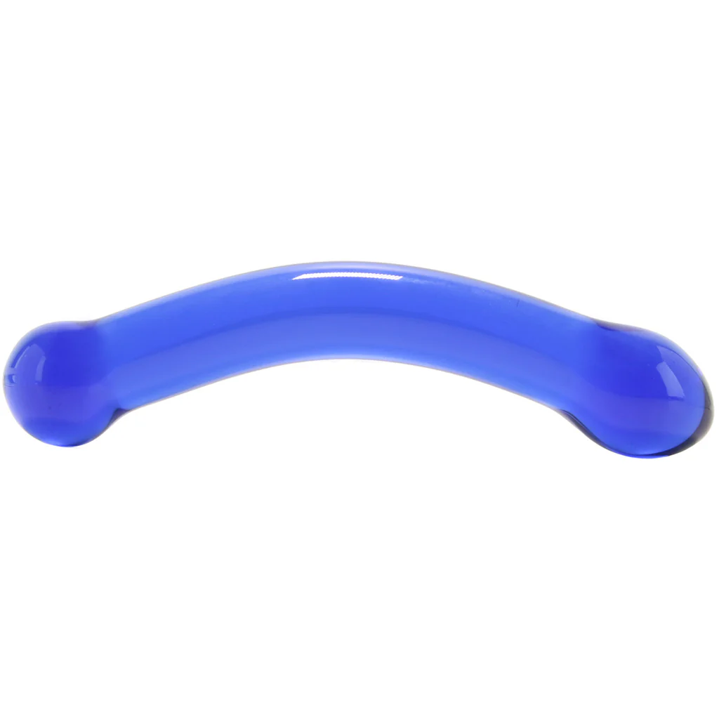 gläs 6 Inch Curved G-Spot Glass Dildo - Image 3