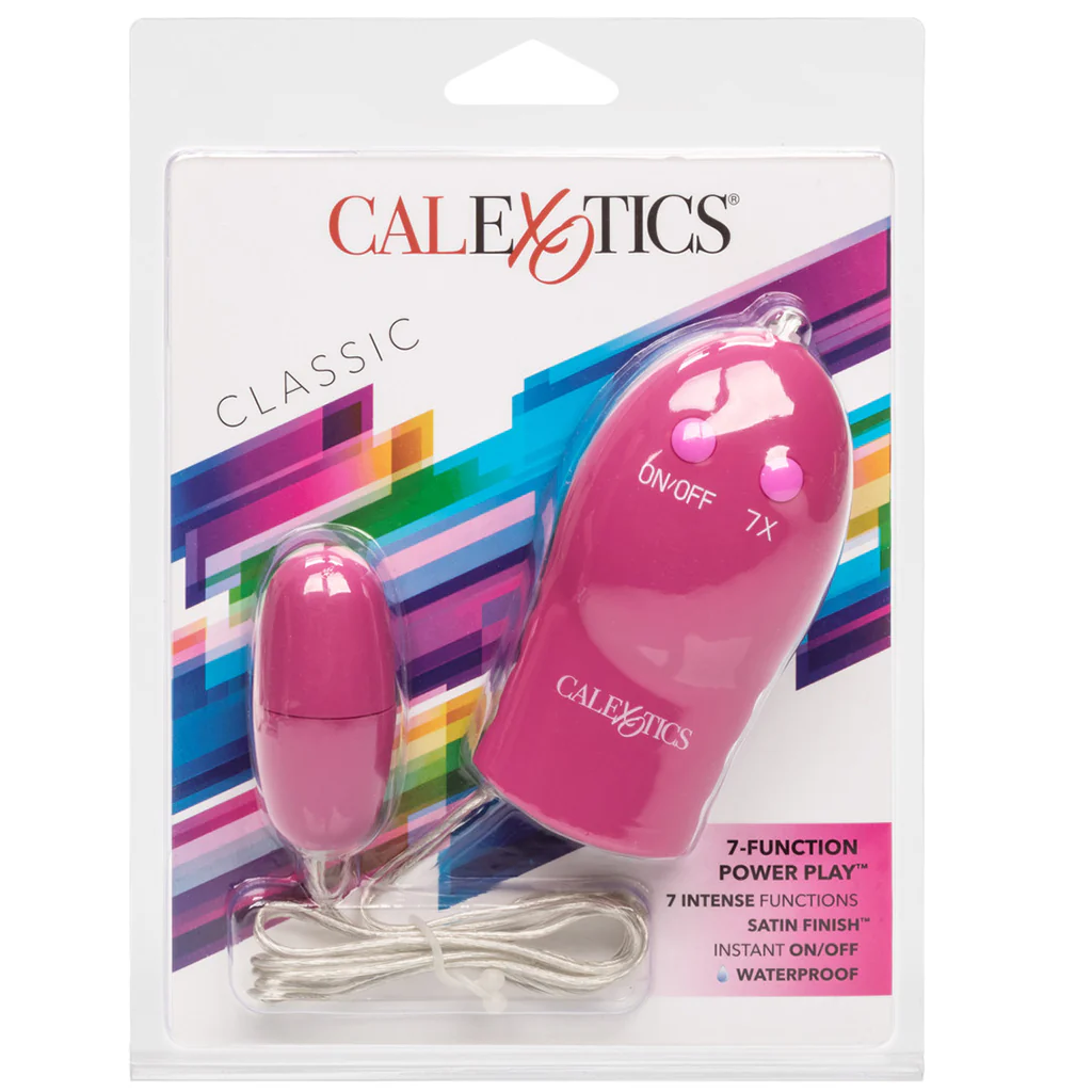 7 Function Power Play Egg Vibe in Pink - Image 6