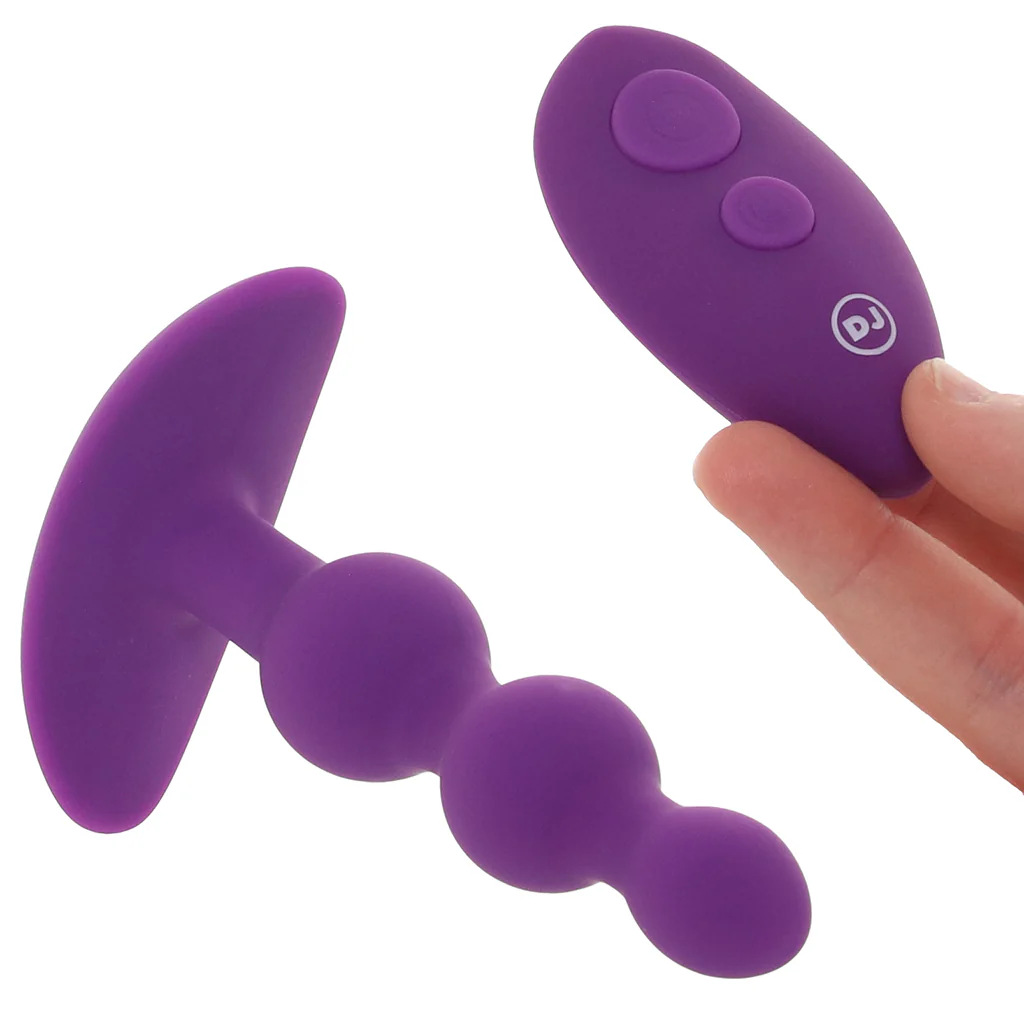 A-Play Beaded 5.5 Inch Anal Vibe in Purple - Image 2
