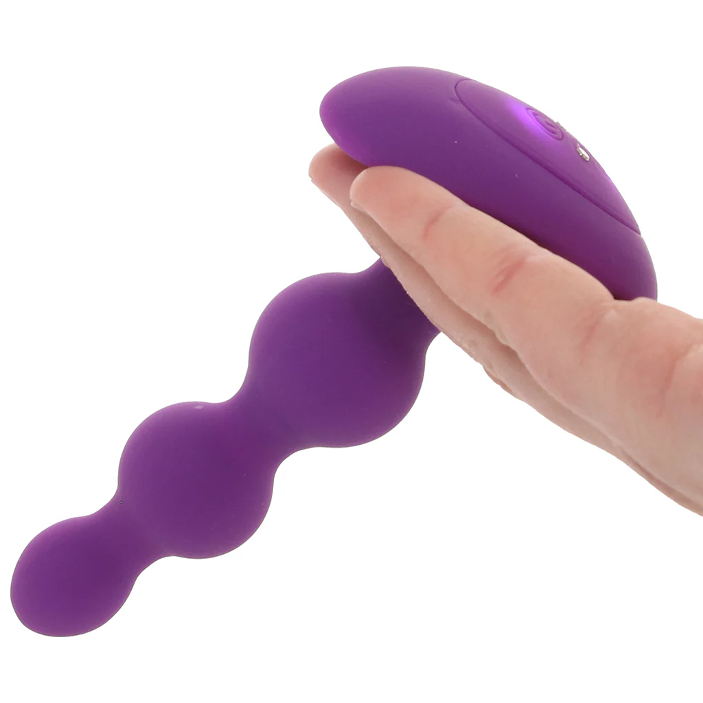 A-Play Beaded 5.5 Inch Anal Vibe in Purple - Image 6