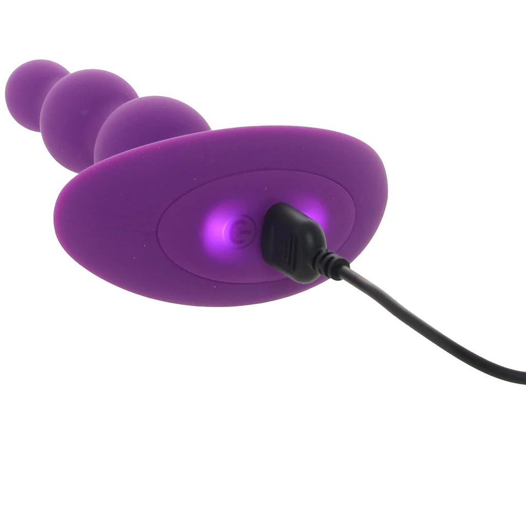 A-Play Beaded 5.5 Inch Anal Vibe in Purple - Image 7