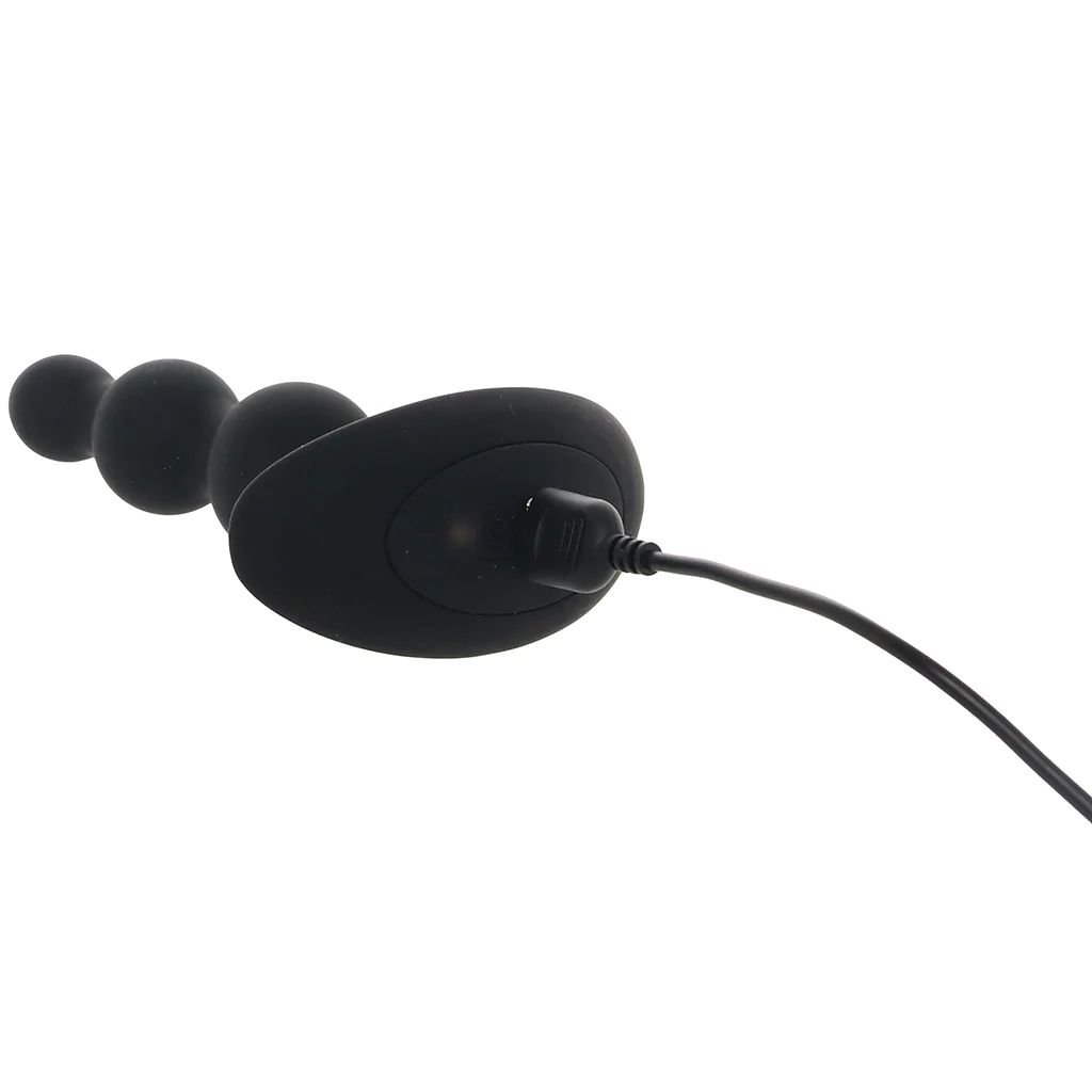 A-Play Beaded 5.5 Inch Anal Vibe in Black - Image 7