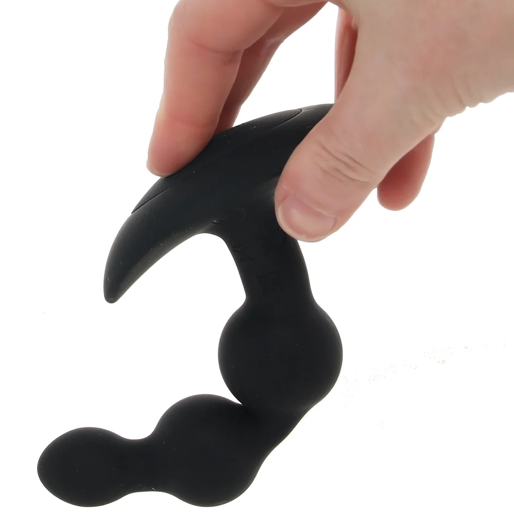 A-Play Beaded 5.5 Inch Anal Vibe in Black - Image 8