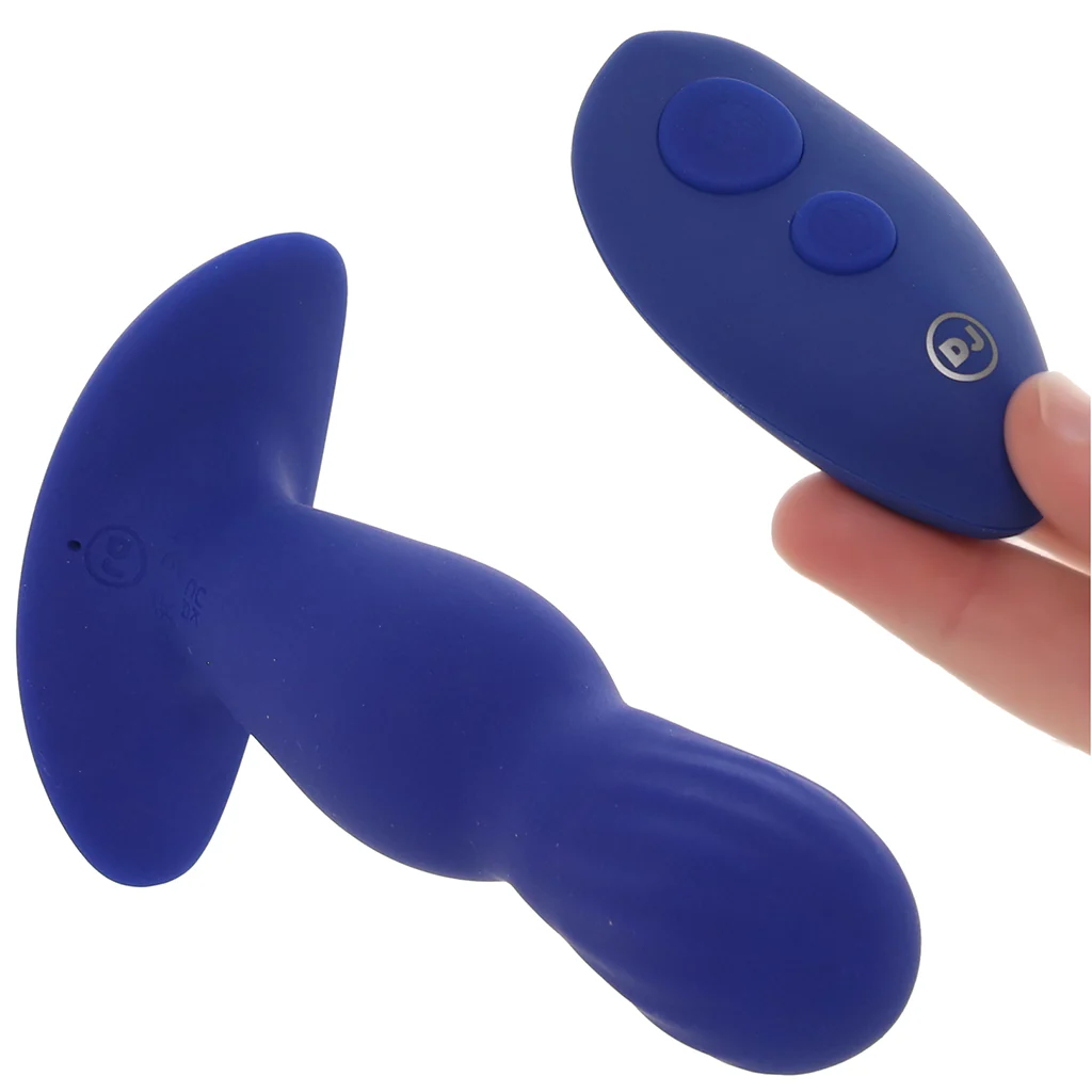 A-Play Expander 5.75 Inch Vibrating Plug in Royal Blue - Image 2