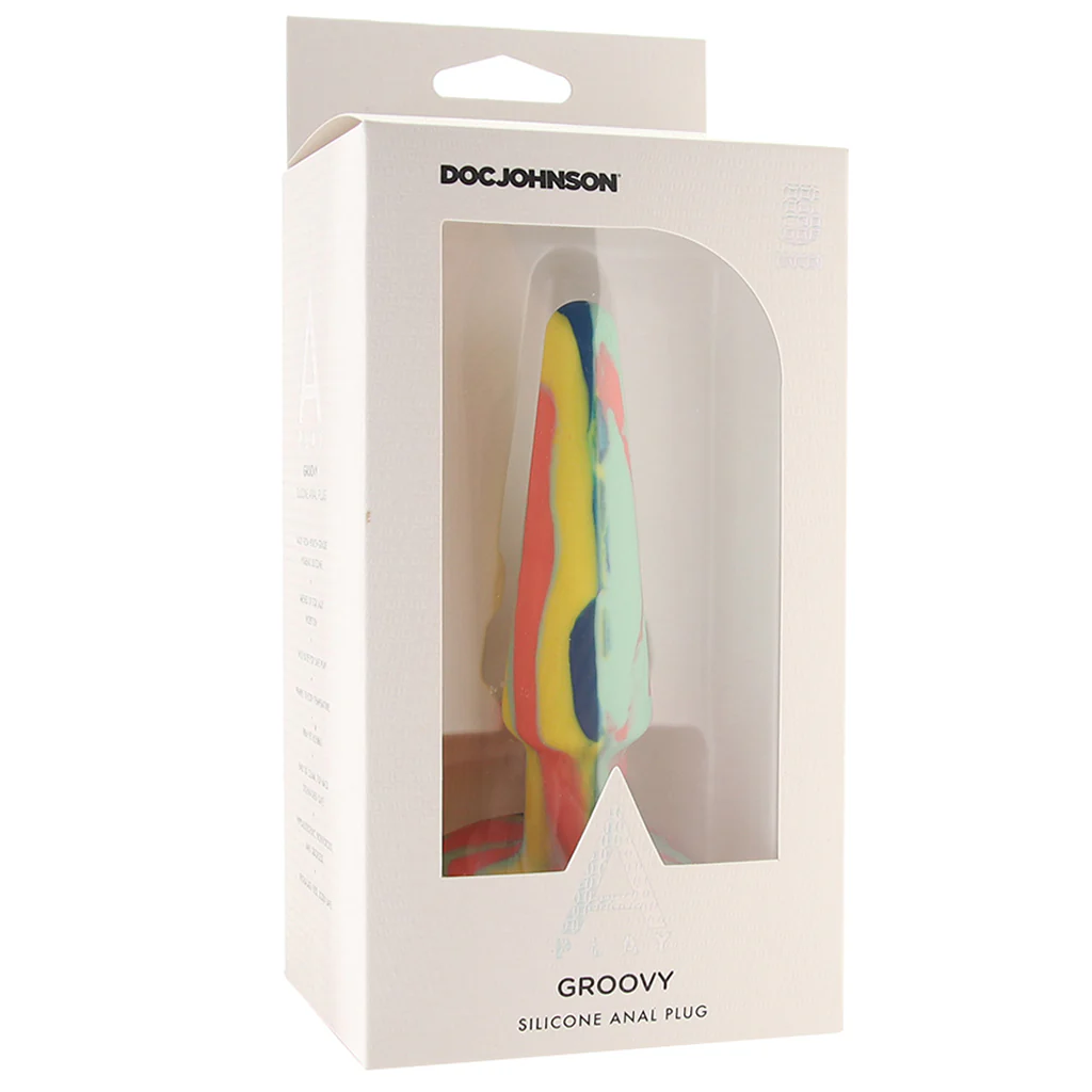 A-Play Groovy 5 Inch Anal Plug in Sunrise - Image 6