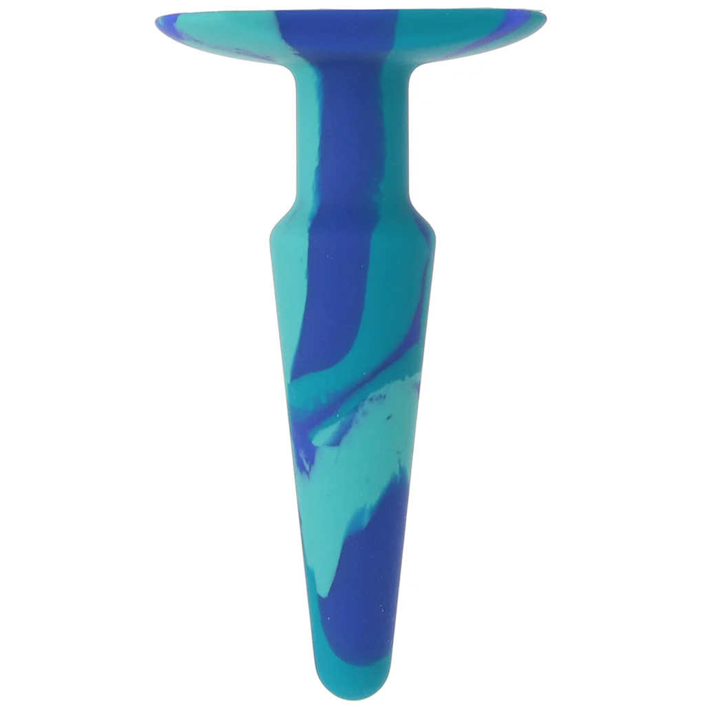A-Play Groovy 5 Inch Anal Plug in Ocean - Image 3