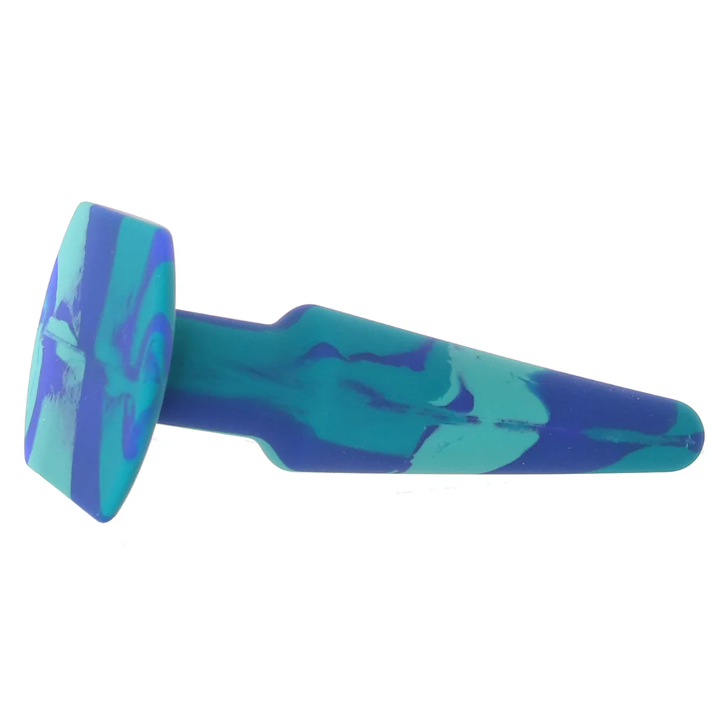 A-Play Groovy 5 Inch Anal Plug in Ocean - Image 5