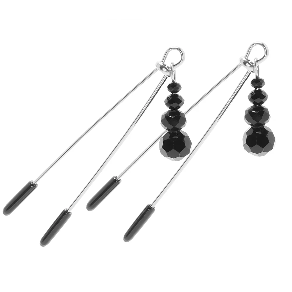Adjustable Beaded Tweezer Nipple Clips - Image 3