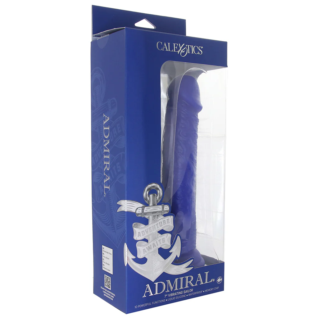 Admiral 7 Inch Vibrating Sailor Dildo - Image 6