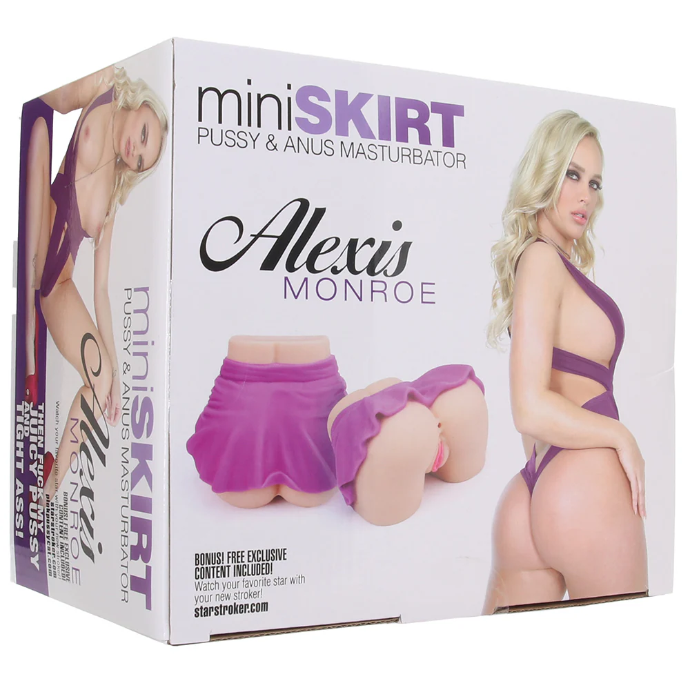 Alexis Monroe Mini Skirt Pussy & Anus Masturbator - Image 6