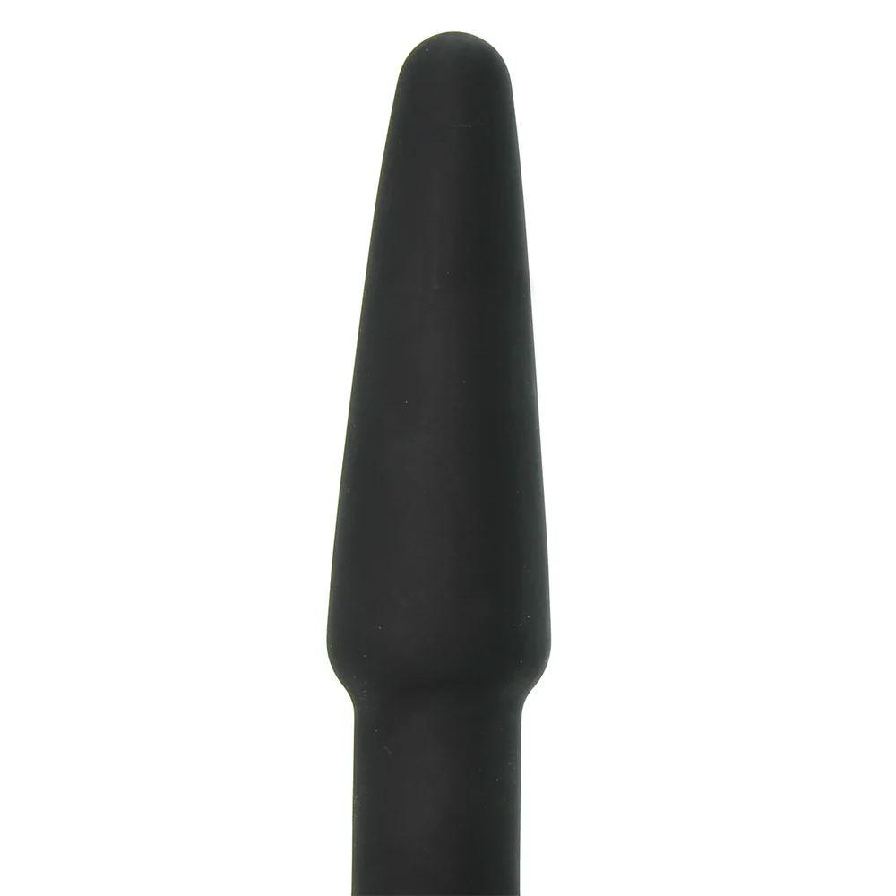 All About Anal Seamless Silicone 4 Inch Butt Plug in Black - Image 2