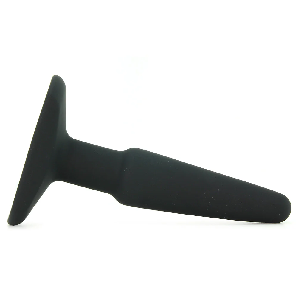 All About Anal Seamless Silicone 4 Inch Butt Plug in Black - Image 3
