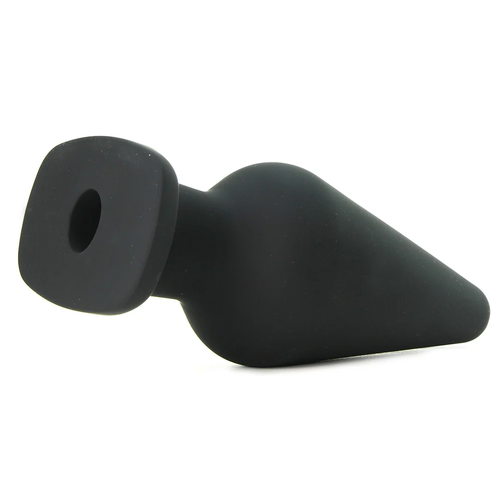 All About Anal Seamless Silicone 6 Inch Butt Plug in Black - Image 5