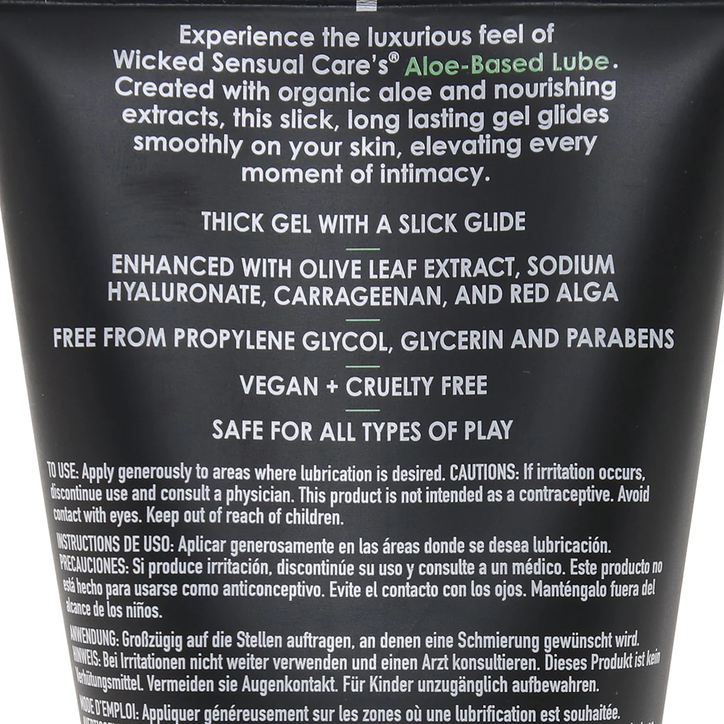 Aloe Vera Based Lube in 4oz/120ml - Image 6