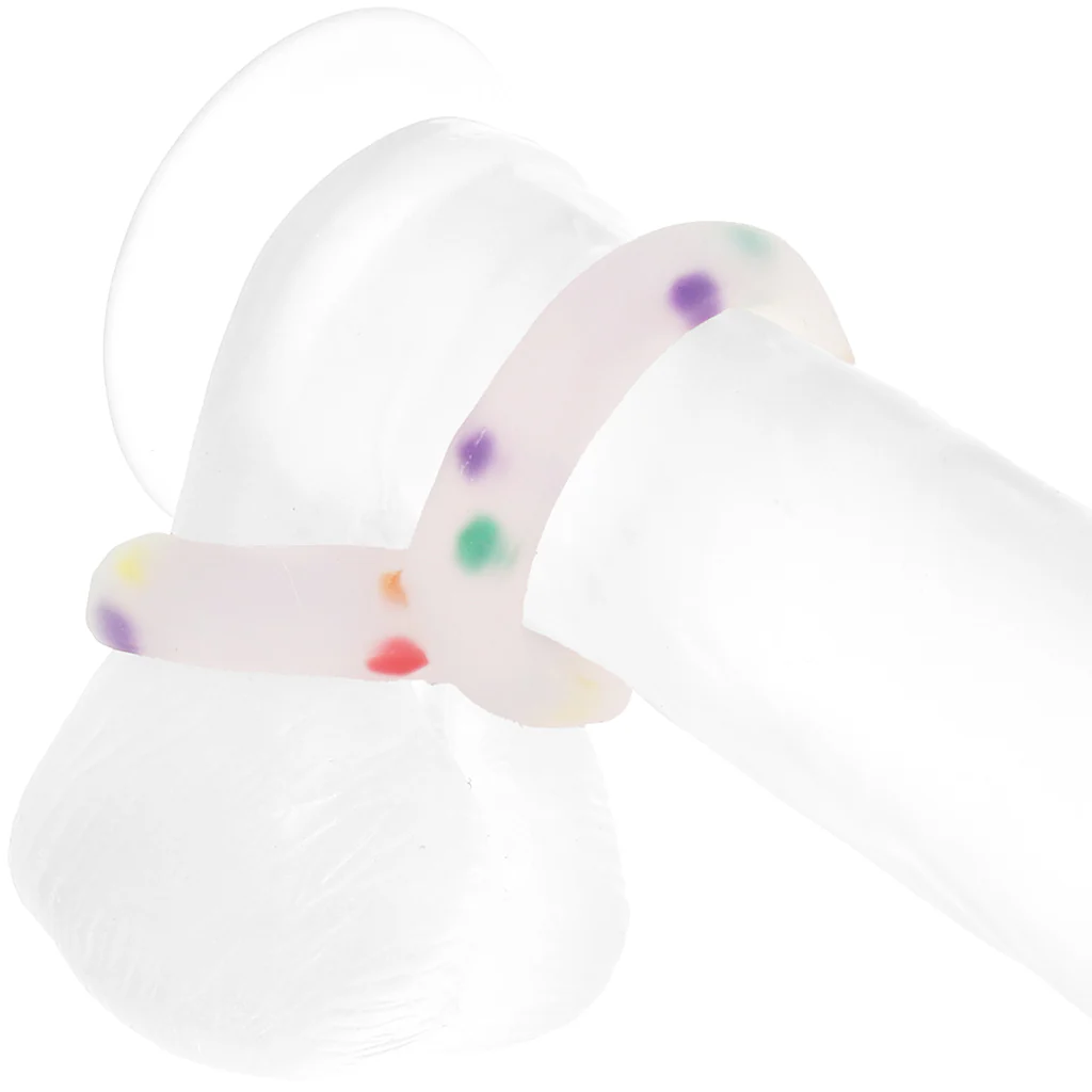 Alpha Crazy 8 Party Silicone Cock Ring - Image 2