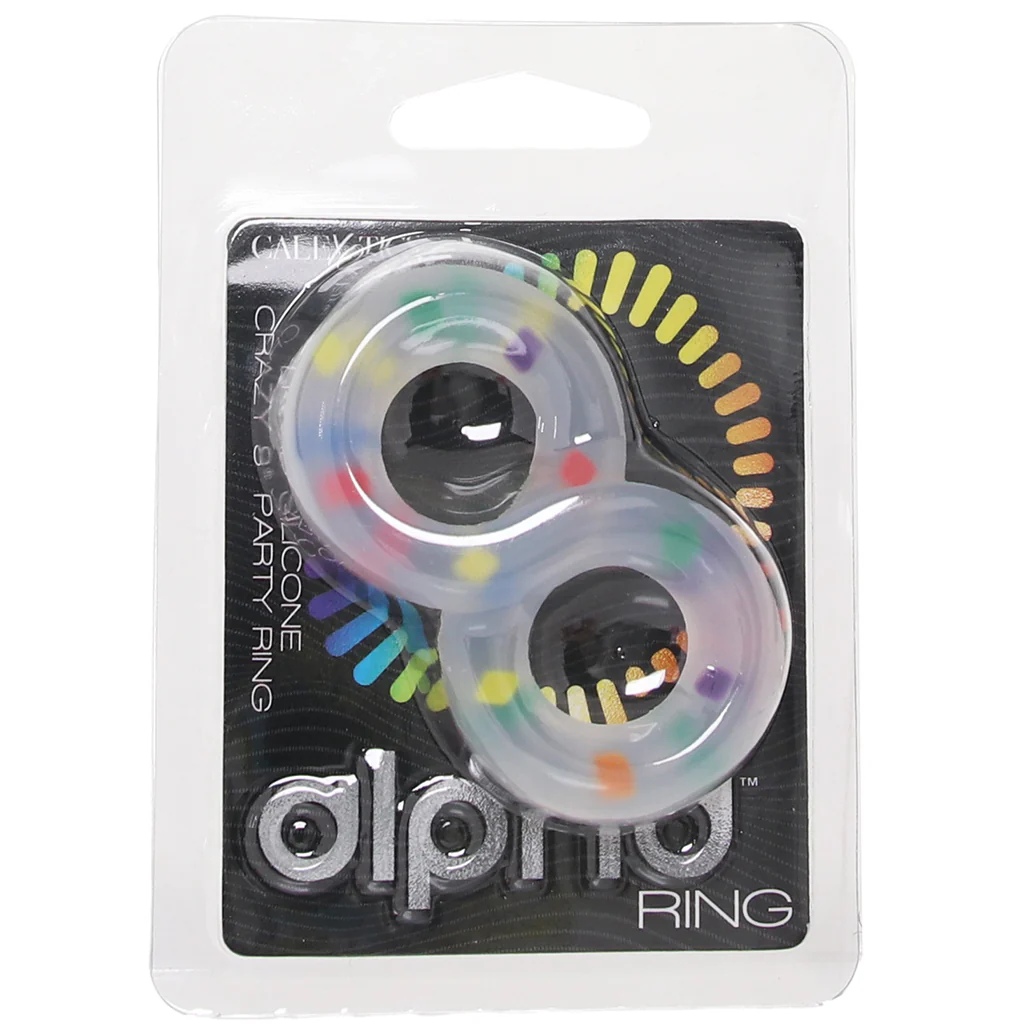 Alpha Crazy 8 Party Silicone Cock Ring - Image 9