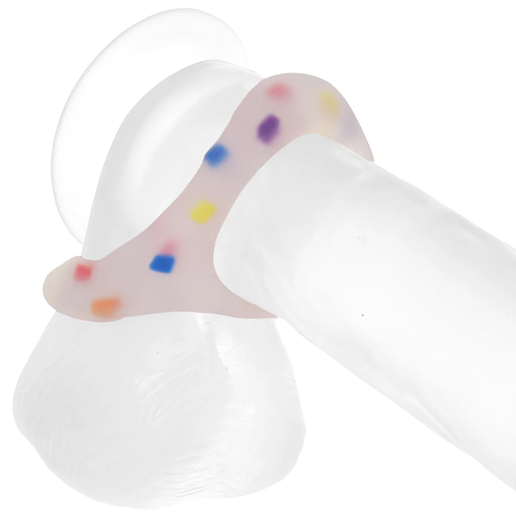Alpha Dual Party Silicone Cock Ring - Image 2