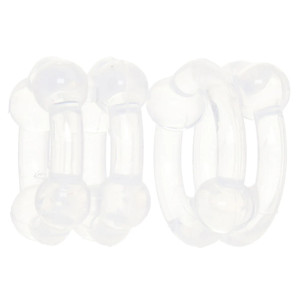 Alpha Liquid Silicone Double Stacker Rings - Image 3