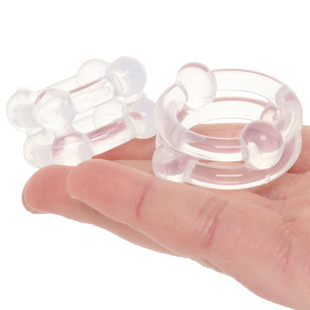 Alpha Liquid Silicone Double Stacker Rings - Image 4