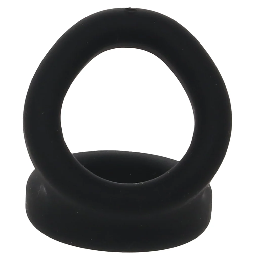 Alpha Ring Liquid Silicone Snug Tugger in Black - Image 6