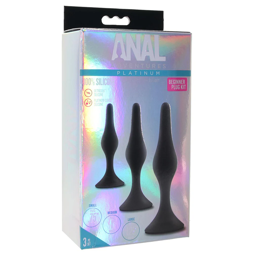 Anal Adventures Platinum Beginner Plug Kit - Image 6