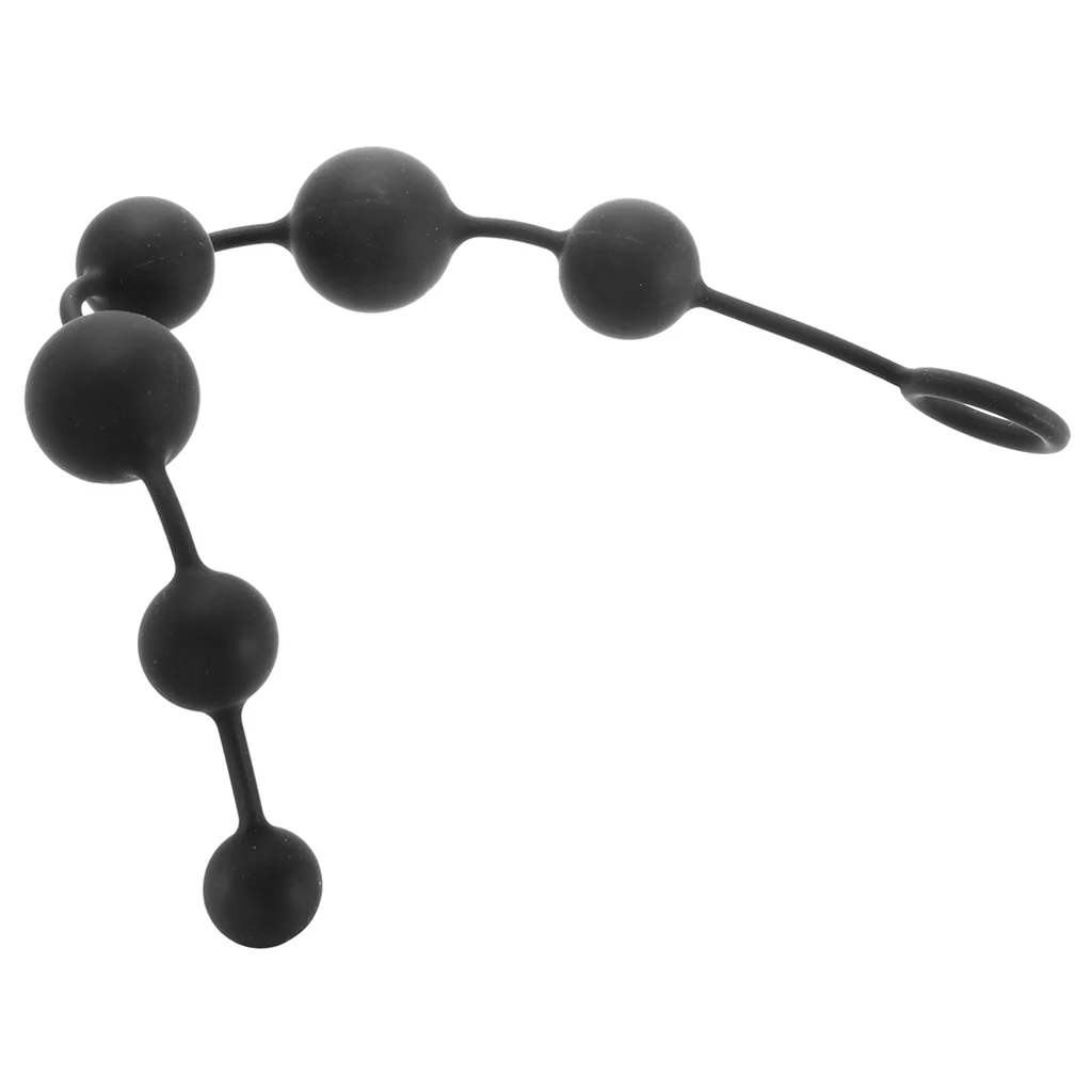 Anal Adventures Platinum Large Silicone Anal Beads - Image 5