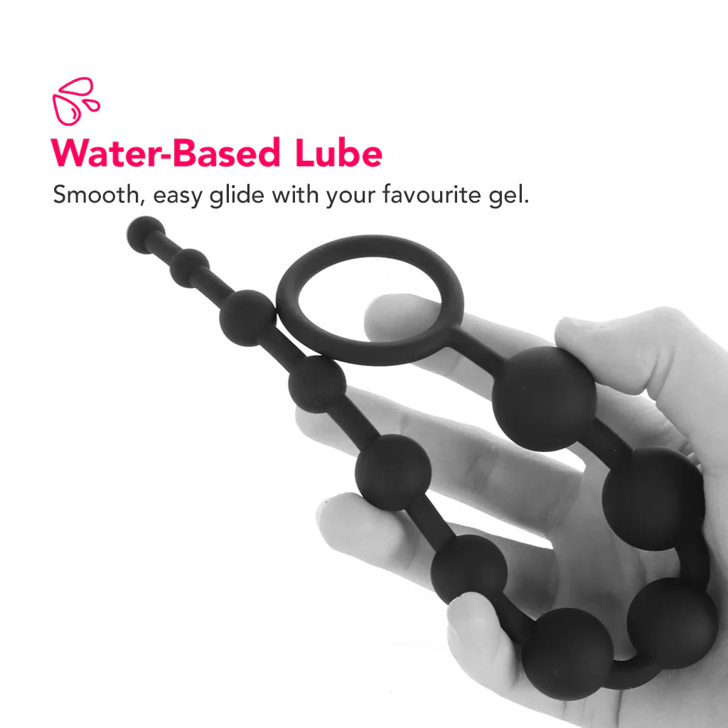 Anal Adventures Platinum Silicone Anal Beads - Image 4