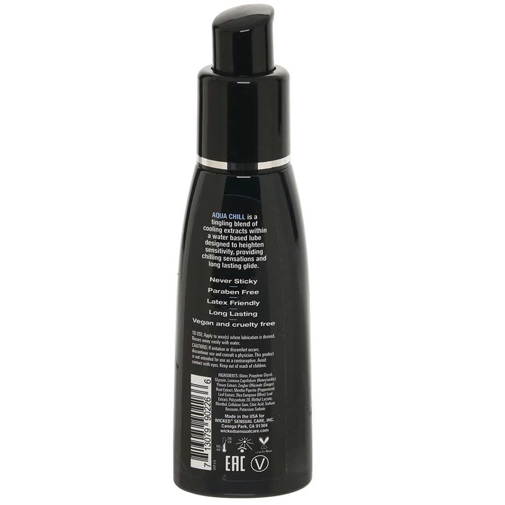 Aqua Chill Cooling Water Based Lube in 2oz/60mL - Image 6