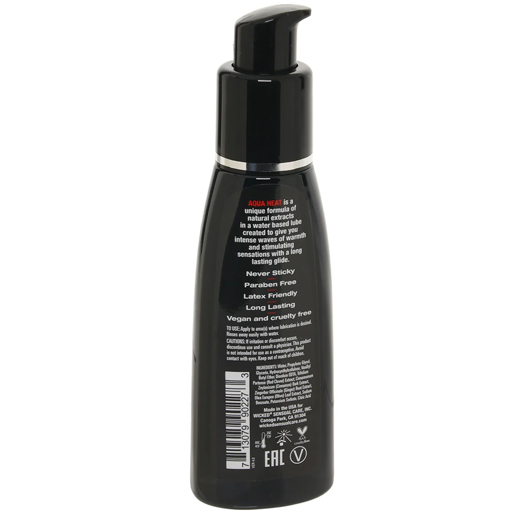 Aqua Heat Lube 2oz/60ml in Warming - Image 6