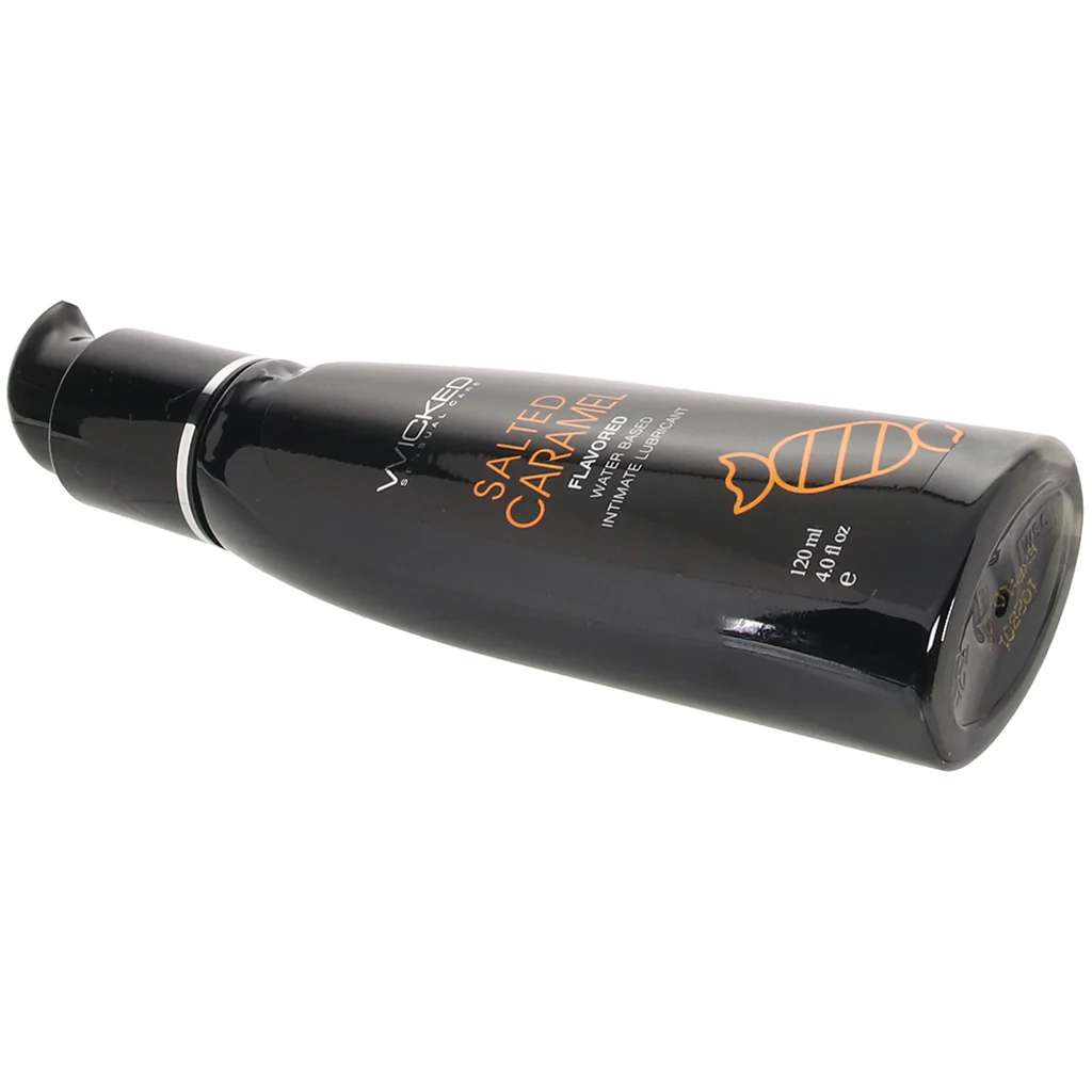 Aqua Flavored Lube 4oz/120ml in Salted Caramel - Image 5