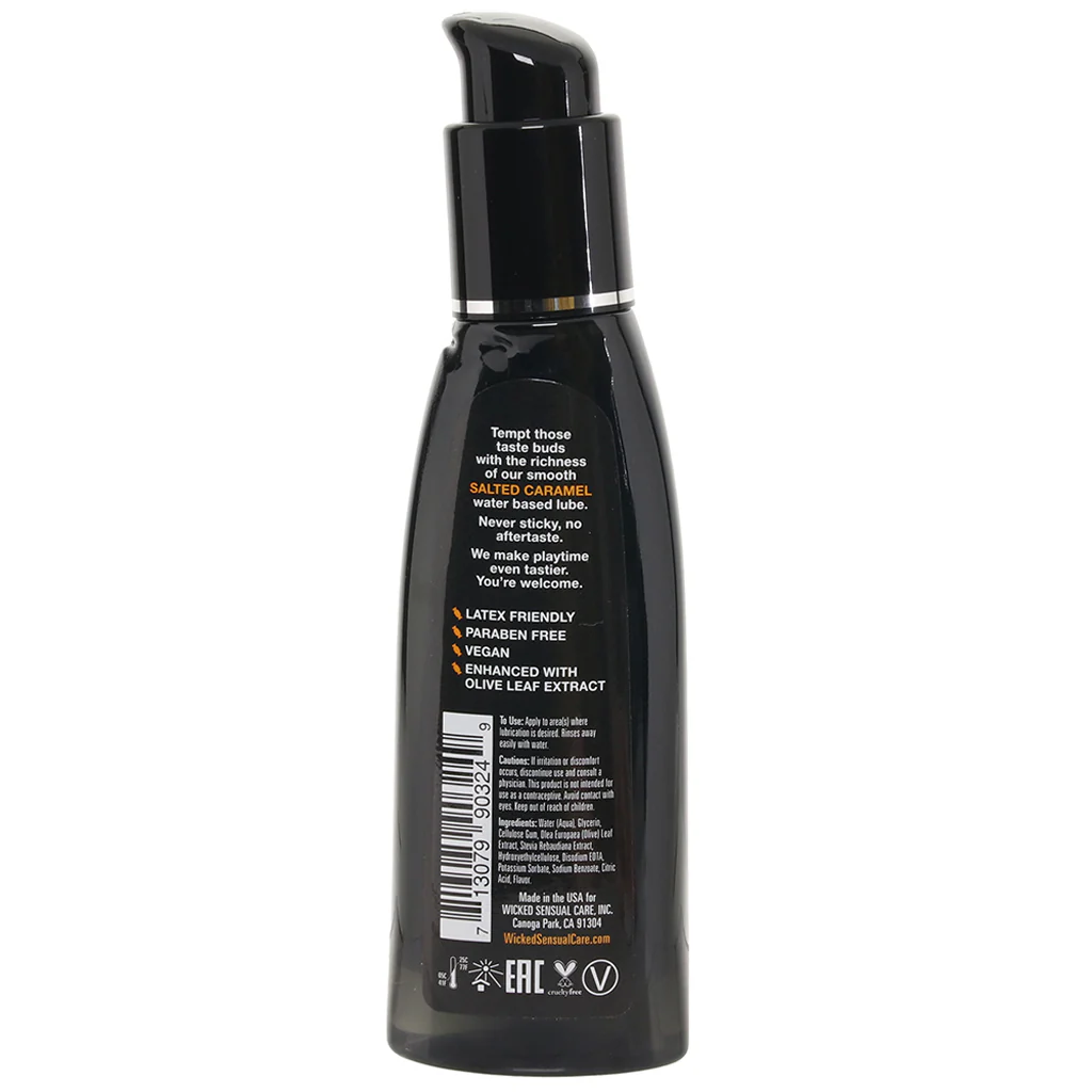 Aqua Flavored Lube 4oz/120ml in Salted Caramel - Image 6