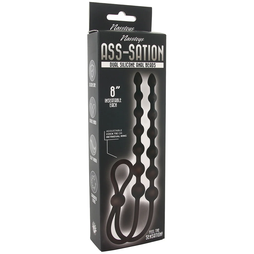 Ass-Station Dual Silicone Anal Beads - Image 6