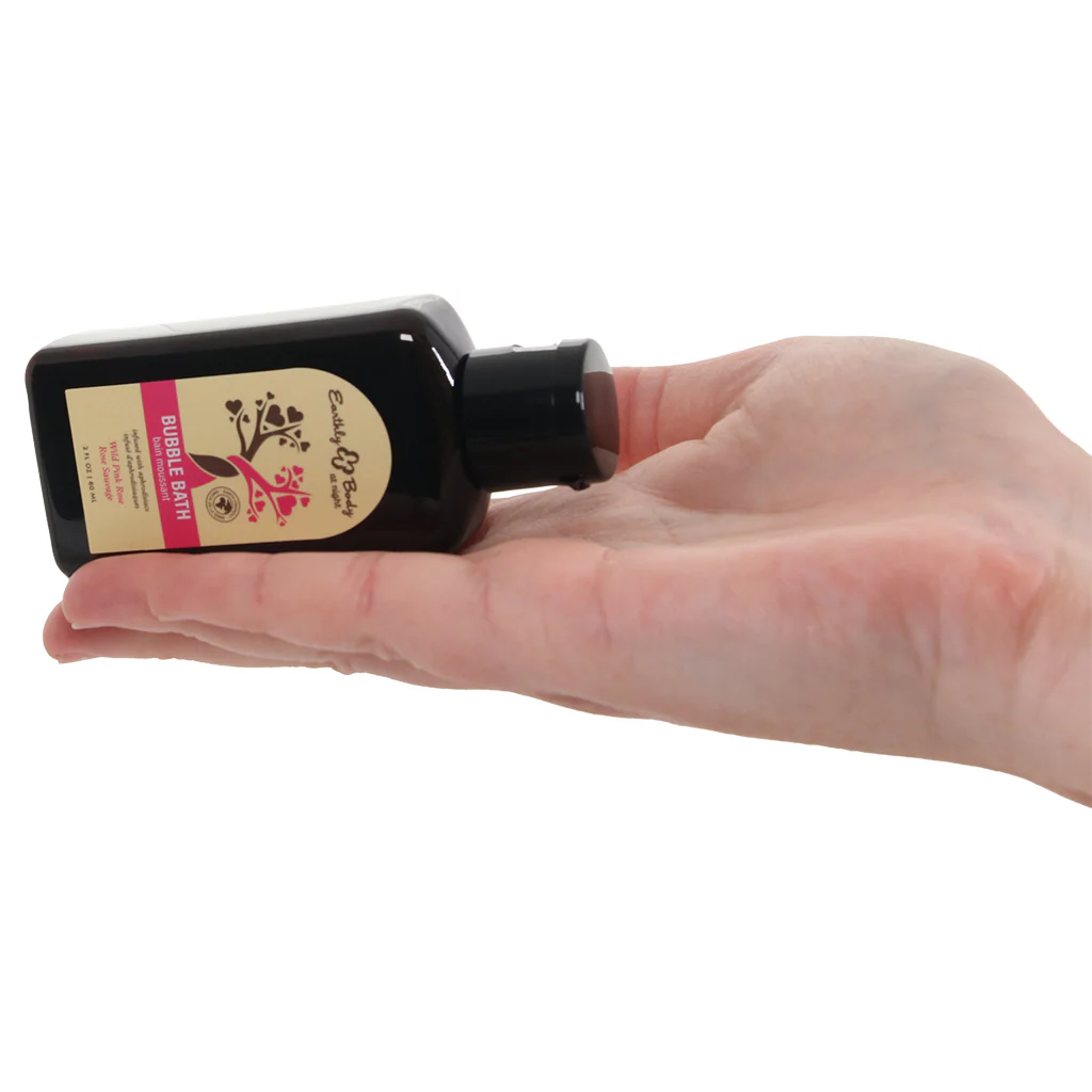 At Night Bubble Bath 2oz/60ml in Wild Pink Rose - Image 6
