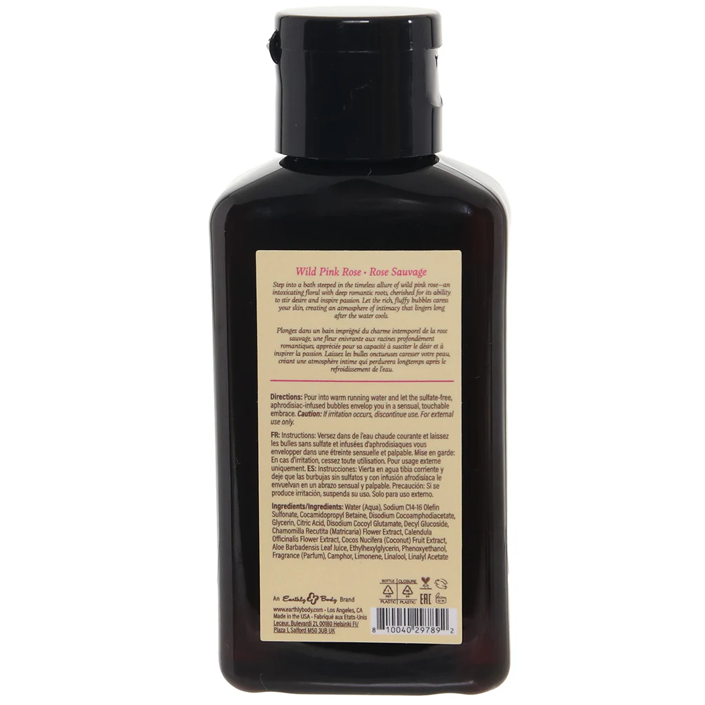 At Night Bubble Bath 2oz/60ml in Wild Pink Rose - Image 9