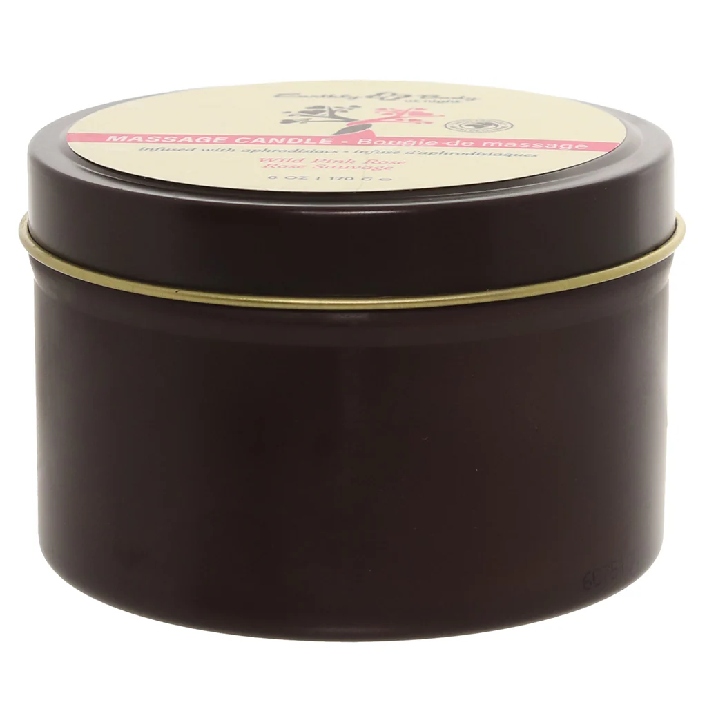 At Night Massage Candle 6oz/170g in Wild Pink Rose - Image 5