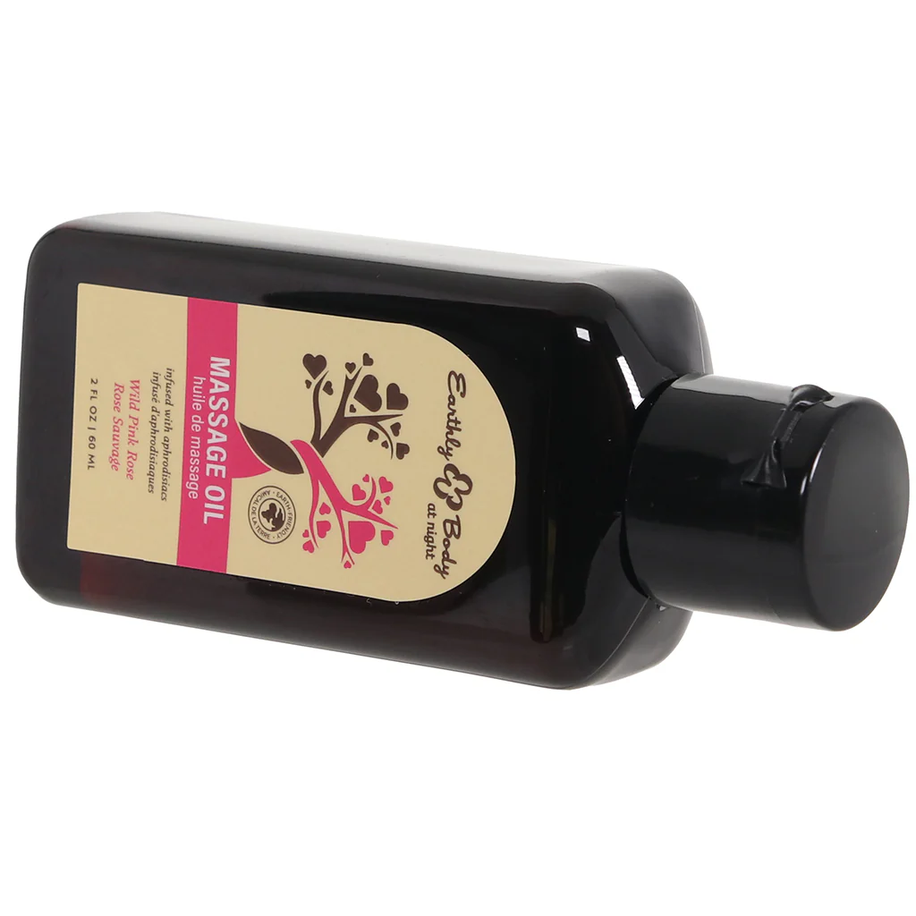 At Night Massage Oil 2oz/60ml in Wild Pink Rose - Image 5