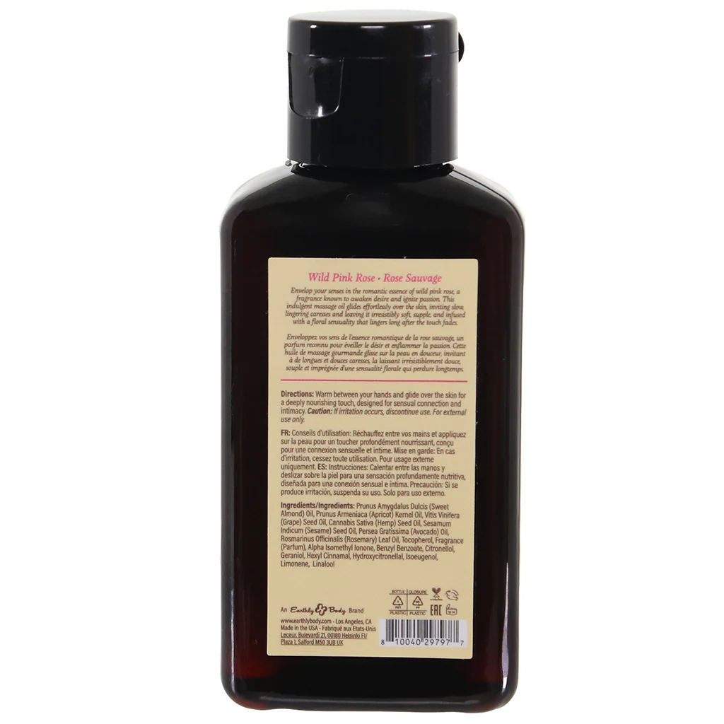 At Night Massage Oil 2oz/60ml in Wild Pink Rose - Image 9