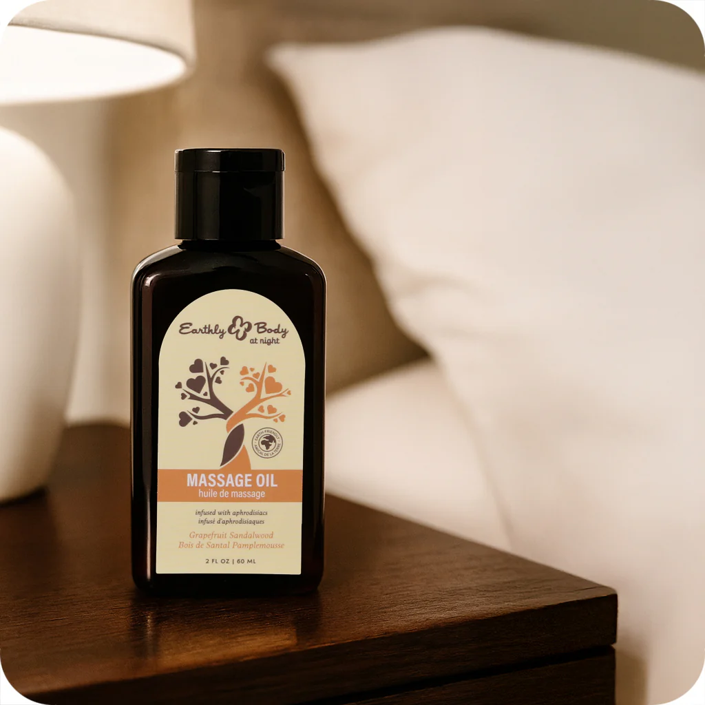 At Night Massage Oil 2oz/60ml in Grapefruit Sandalwood - Image 3