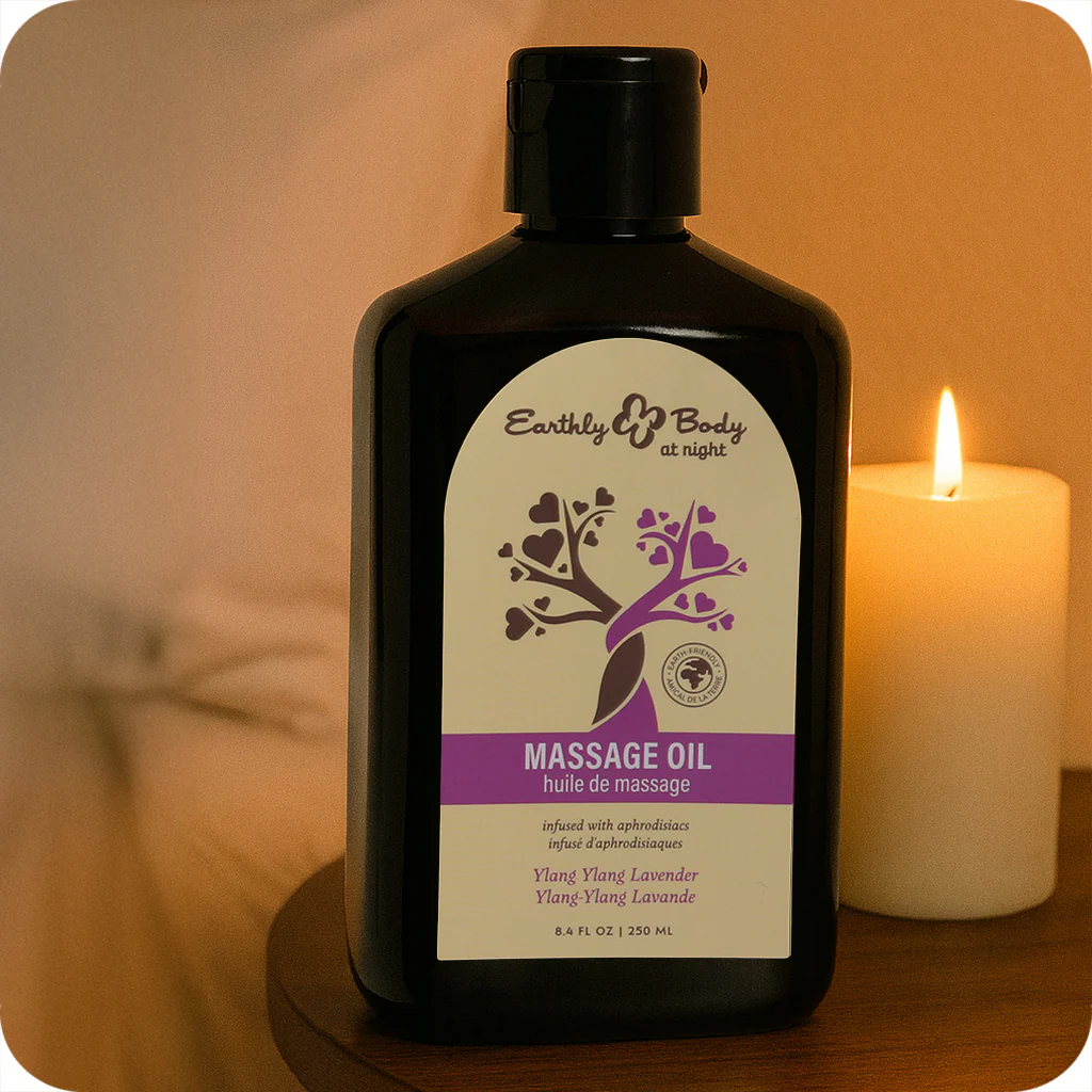 At Night Massage Oil 8.4oz/250ml in Ylang-Ylang Lavender - Image 3