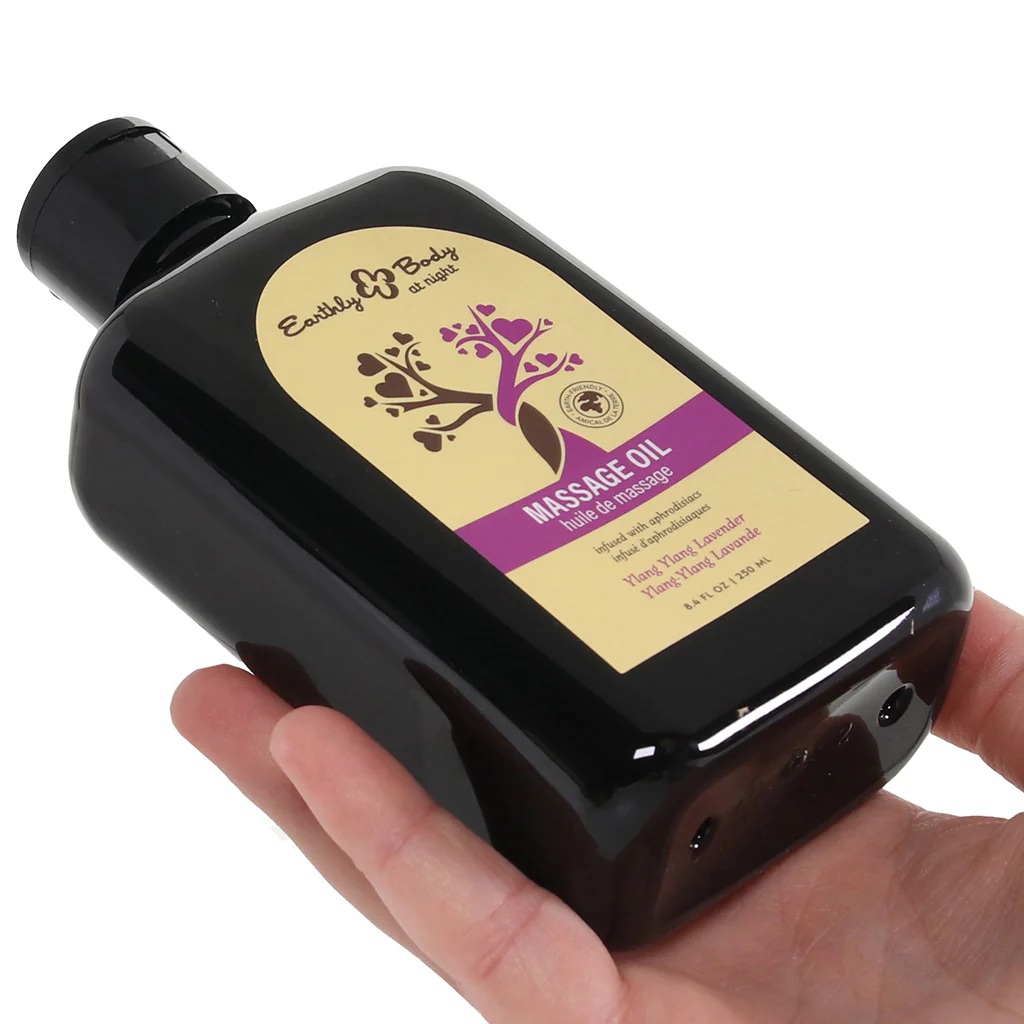 At Night Massage Oil 8.4oz/250ml in Ylang-Ylang Lavender - Image 4