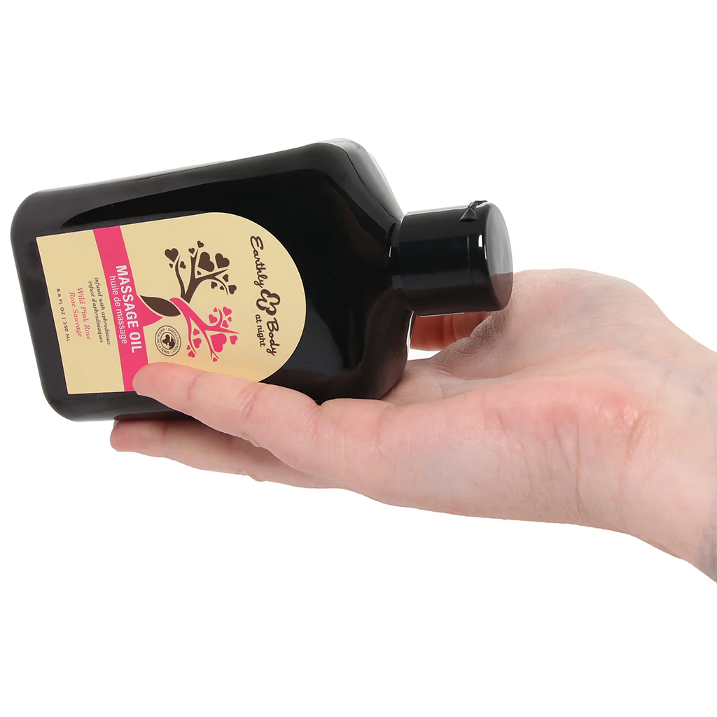 At Night Massage Oil 8.4oz/250ml in Wild Pink Rose - Image 6