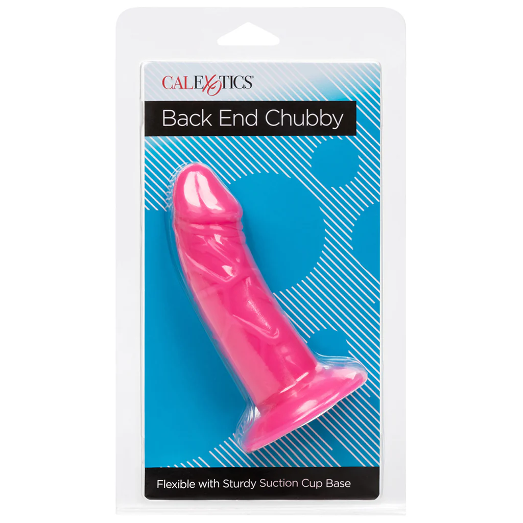 Back End Chubby Dildo in Pink - Image 6