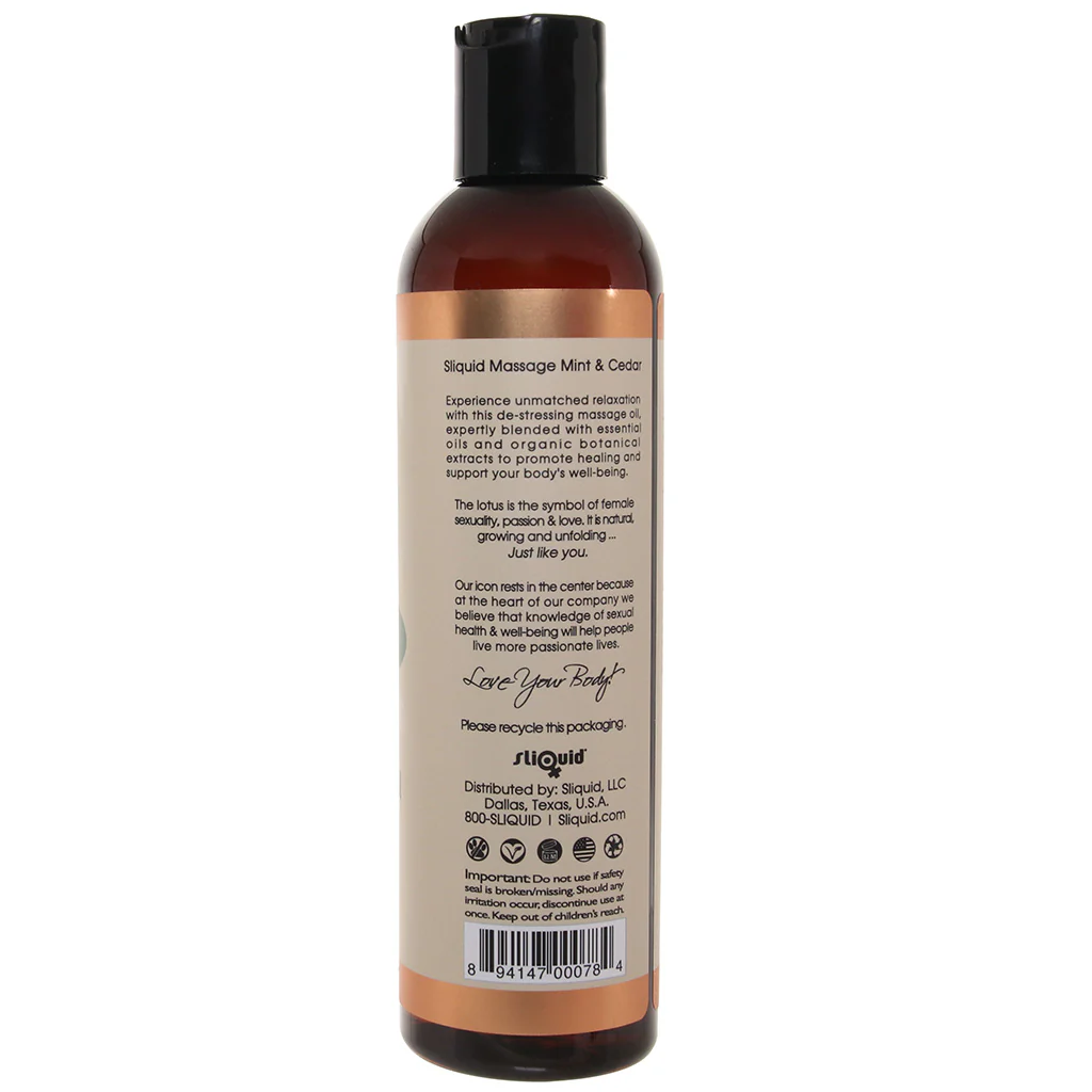 Balance Massage Oil 8.5oz/255ml in Mint & Cedar - Image 9