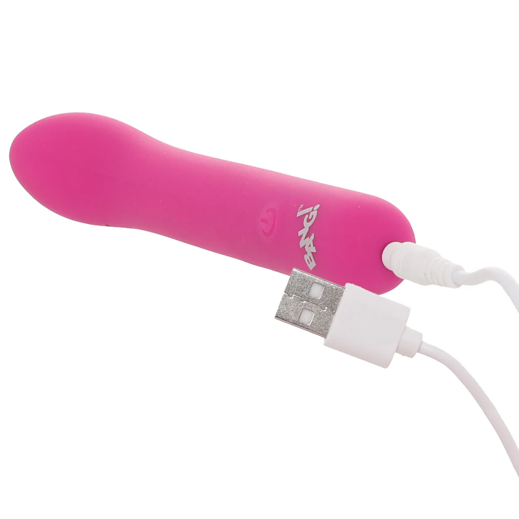 Bang! Flexible Silicone G-Spot Vibe in Pink - Image 5