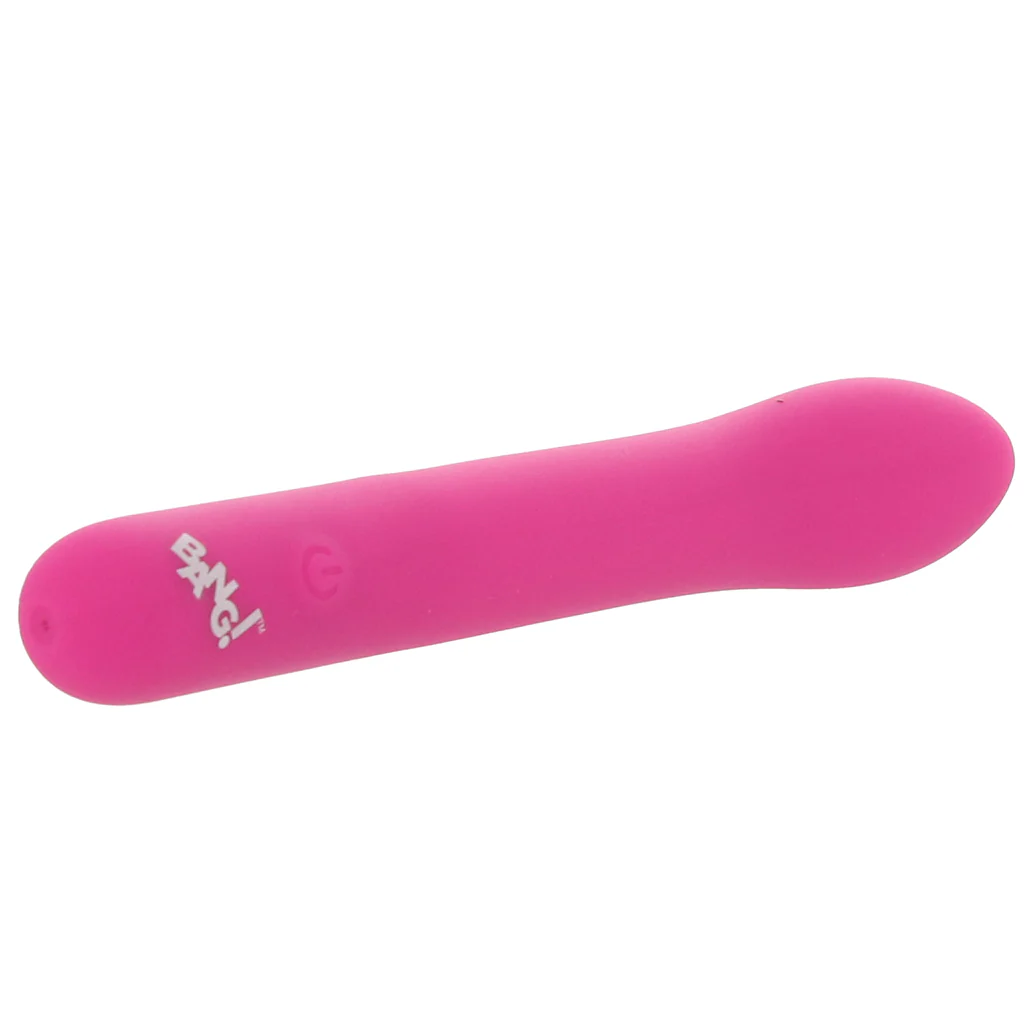 Bang! Flexible Silicone G-Spot Vibe in Pink - Image 6