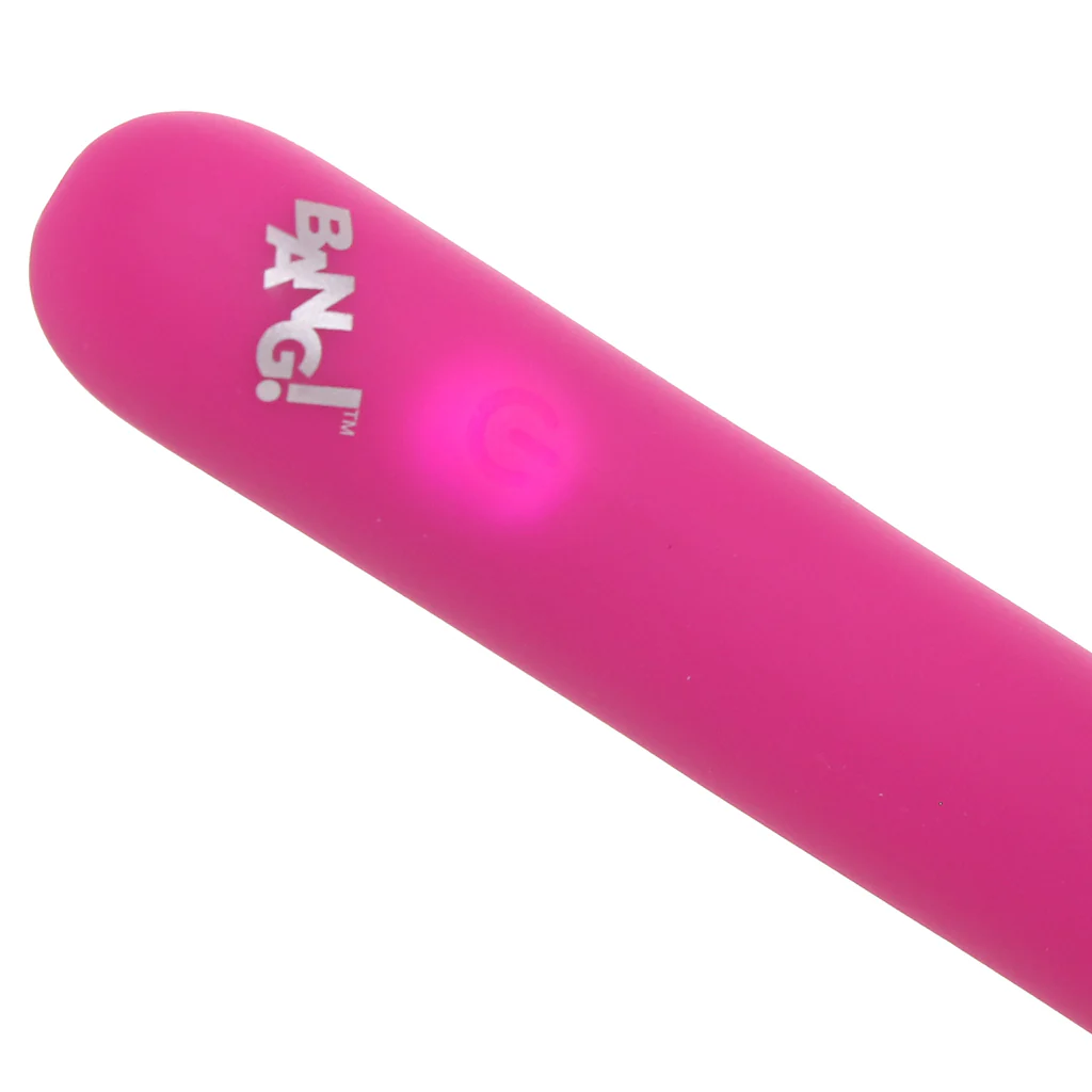 Bang! Flexible Silicone G-Spot Vibe in Pink - Image 8