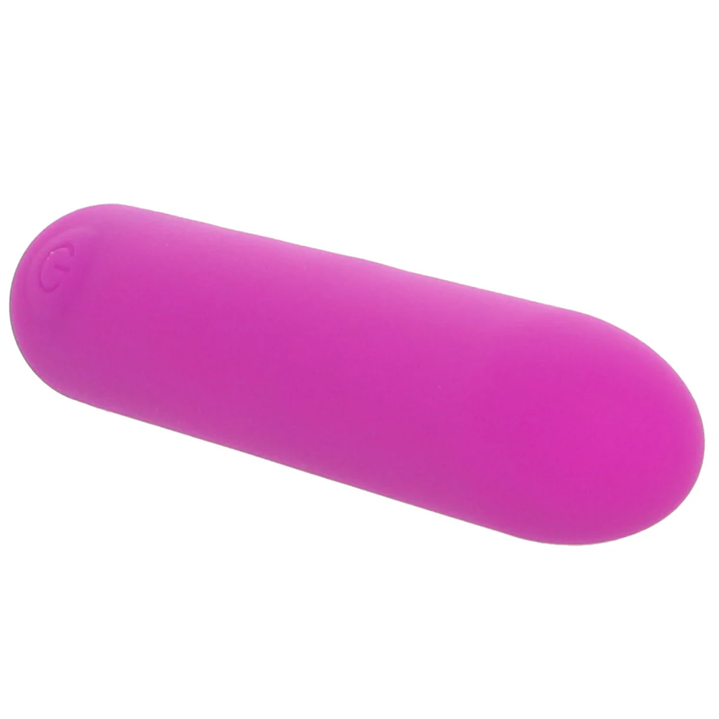 Bang! Flexible Tapered Silicone Bullet Vibe in Purple - Image 2