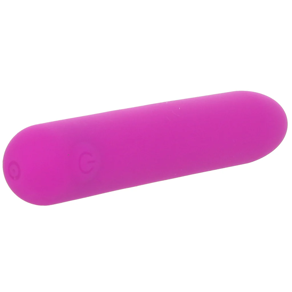 Bang! Flexible Tapered Silicone Bullet Vibe in Purple - Image 5
